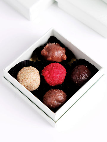 Indulgent Truffles in Square Box
